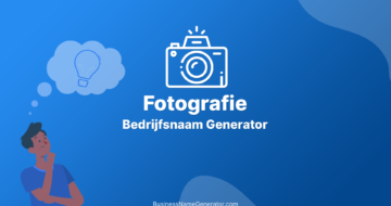 Fotografie Bedrijfsnaam Generator