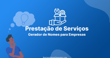 Gerador de Nomes para Empresas de Prestação de Serviços