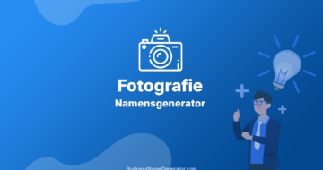 Namensgenerator Fotografie Geschäft & Ideen