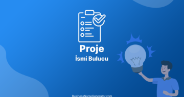 Proje İsmi Bulucu