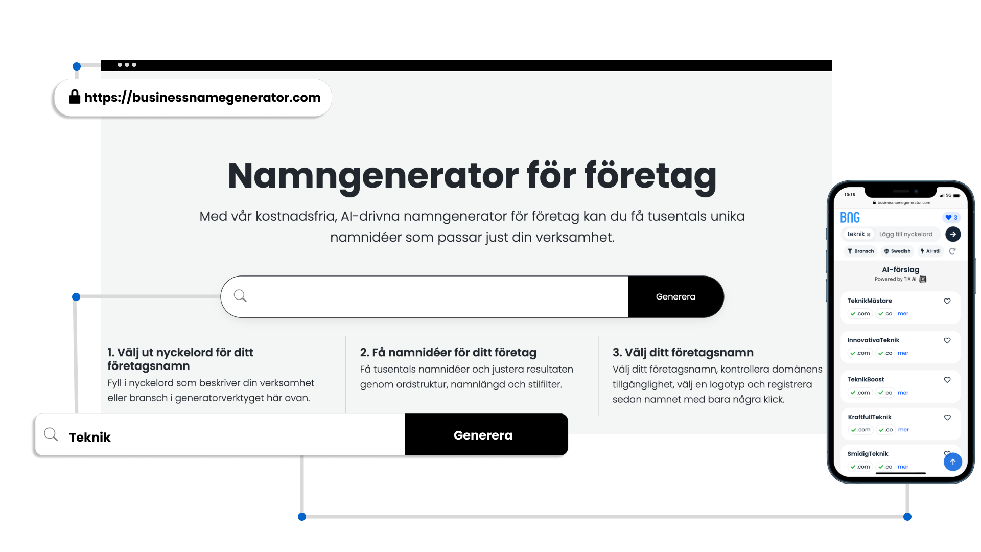 Namngenerator för företag