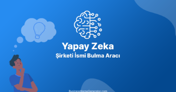 Yapay Zeka Şirketi İsmi Bulma Aracı