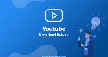 Youtube Kanal İsmi Bulucu